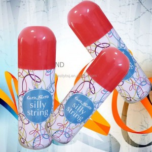 OEM ที่มีสีสัน Siilly String Crazy Ribbon สำหรับงานเลี้ยงวันเกิดและคริสมาสต์