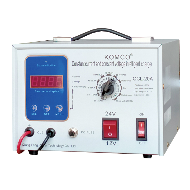 Komco เครื่องชาร์จแบตเตอรี่ 12V/24V/36V/48V/60V/72V แรงดันไฟฟ้าและปัจจุบันปรับ, เครื่องชาร์จยานยนต์และผู้ดูแลสำหรับรถยนต์, รถบรรทุก, รถกอล์ฟ, เครื่องตัดหญ้า, ทางทะเล, เรือ, สโนว์โมบิล, รถ ATV, RV, SLA AGM เจล CE EFB