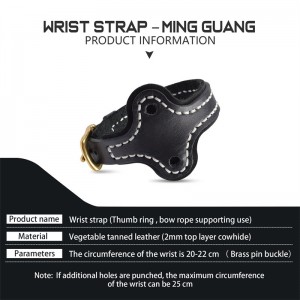 Elongarrow 420030 สายรัดข้อมือสำหรับเกราะหัวแม่มือยิงธนู
