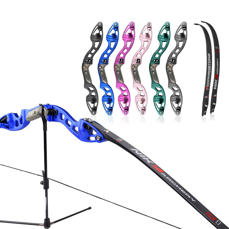 Nika Archery ET-10 62inch Rh RHALUMINIM ILF 19inch Riser RECURVE BOW