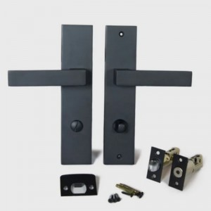 6203 Modern สังกะสีอัลลอยด์มือจับมือจับล็อคชุดที่จับชุดล็อคประตูหน้า