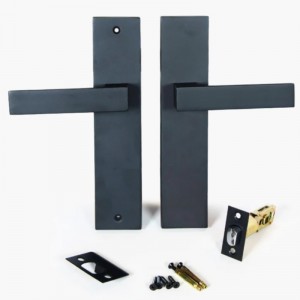 6203 Modern สังกะสีอัลลอยด์มือจับมือจับล็อคชุดที่จับชุดล็อคประตูหน้า