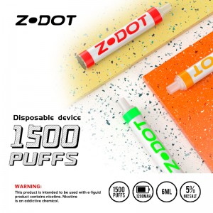 1,500 พัฟ vape ทิ้ง