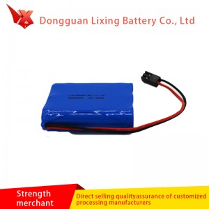 UL 18650 แบตเตอรี่ลิเธียม 11.1V แบตเตอรี่ 2000mAh18650 แบตเตอรี่เครื่องมือไฟฟ้าแบตเตอรี่