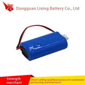 UL 18650 แบตเตอรี่ลิเธียม 7.4V เครื่องมือไฟฟ้าแบตเตอรี่ 2000mAh แบตเตอรี่พิเศษสำหรับขยะกระป๋อง