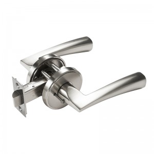 R7604 มือจับประตูคันโยกความเป็นส่วนตัวพร้อมการติดตั้งสกรูที่ซ่อนง่าย