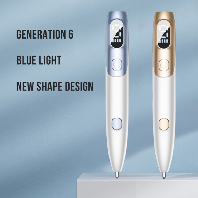 ร้อนจอแอลซีดีเครื่องปากกาพลาสม่า 9 ระดับนำแสงเลเซอร์กระห็ดหูดที่ผิวหนัง Remover ปากกา