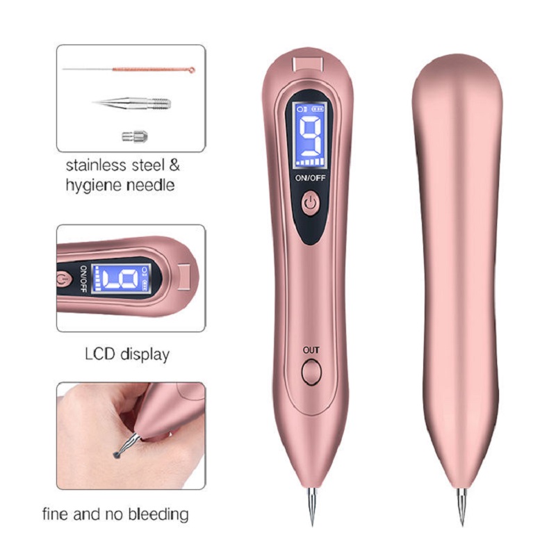 สิวกระสัดฝ้าแท็กผิว Tatoo อุปกรณ์กวาดจุดถอดปากกาพลาสม่าเลเซอร์โมล Remover กำจัดความงามปากกา