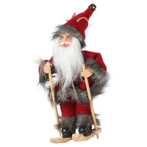 8 \\\\ \\\"นิ้วคริสต์มาสซานตาคลอสเครื่องประดับตกแต่งต้นไม้แขวนรูปแกะสลักคอลเลกชันตุ๊กตาจี้ขนาดเล็กแบบดั้งเดิม...