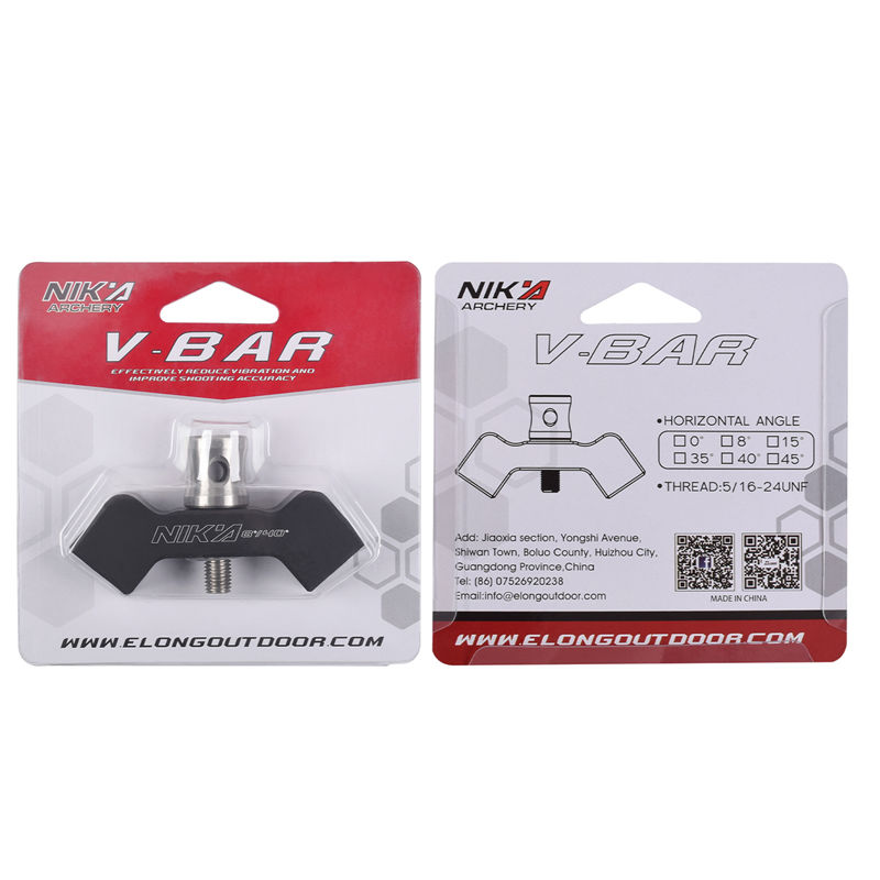 Nika ยิงธนู 240030-03 ขนาด 8 องศา 40 องศายิงธนู R Ecurve Bow Stabilizer V-Bar