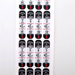 ป้ายกอล์ฟคลับที่กำหนดเอง