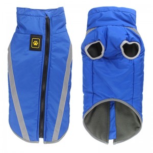 ผู้ผลิตขายส่งกลางแจ้งสไตล์เย็นกระทู้สะท้อนแสงสูงแจ็คเก็ตสุนัขเสื้อกันน้ำ