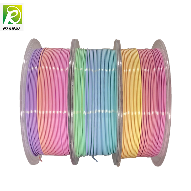Pinrui เครื่องพิมพ์ 3D 1.75mm Filament สายรุ้งสำหรับเครื่องพิมพ์ 3D