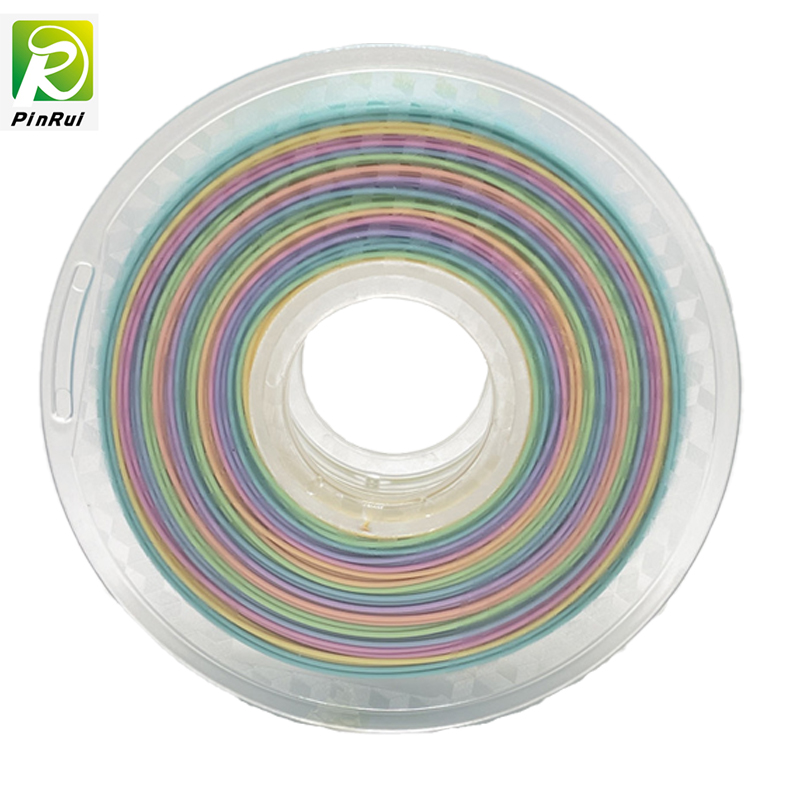 Pinrui เครื่องพิมพ์ 3D 1.75mm Filament สายรุ้งสำหรับเครื่องพิมพ์ 3D