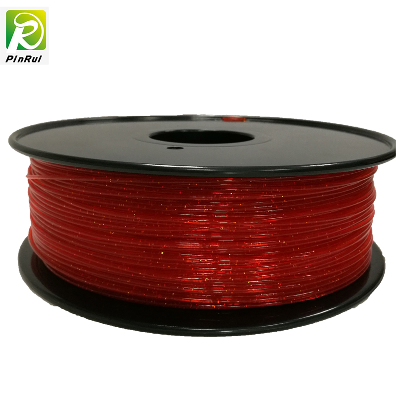 Pinrui เครื่องพิมพ์ 3D 1.75mm PLA Shining ประกาย Glitter Filents สำหรับเครื่องพิมพ์ 3D