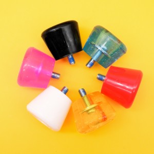 ราคาโรงงาน 5/16 \\\\ \'\\\\\' สีที่บริสุทธิ์สายฟ้า - บนเท้าหยุดสำหรับโรลเลอร์สเก็ต