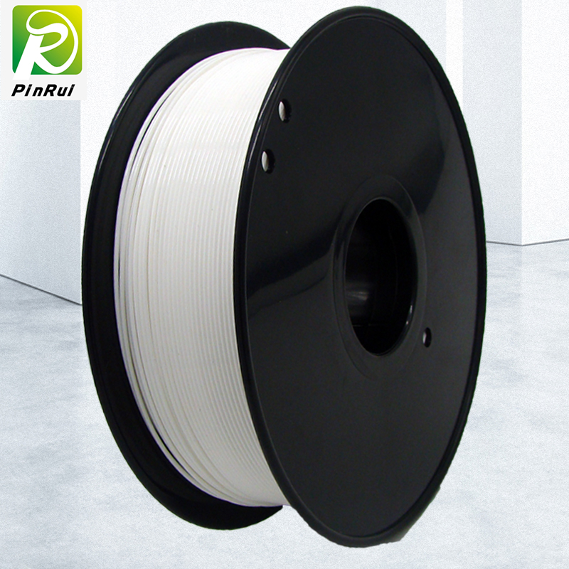 Pinrui ที่มีคุณภาพสูง 1 กิโลกรัม 3D PLA เครื่องพิมพ์ Filament สีขาว