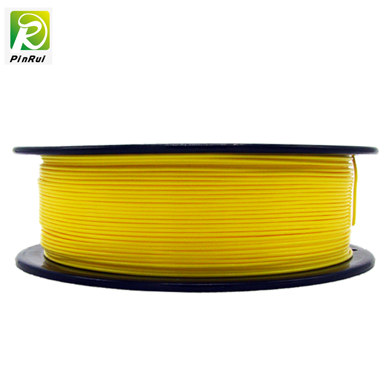 Pinrui ที่มีคุณภาพสูง 1 กิโลกรัม 3D PLA เครื่องพิมพ์ Filament สีเหลือง