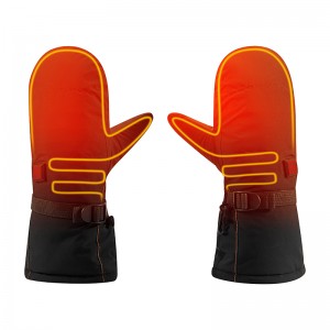2200 มิลลิแอมป์ชั่วโมงฤดูหนาวไฟฟ้าถุงมือหนังอุ่น, ถุงมือความร้อนกันน้ำสำหรับการตกปลา