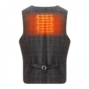 ขายร้อนที่มีสไตล์ผู้ชายร้อนเสื้อกั๊กที่มีพลังงานแบตเตอรี่