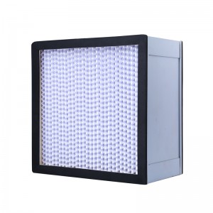 H13 แยกกระดาษความจุสูง HEPA กรองอากาศ HVAC สำหรับห้องสะอาด