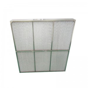 ราคาถูกราคา H14 ทนอุณหภูมิสูง HEPA HVAC กรองอากาศ