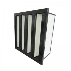 เครื่องปรับอากาศ F5 F6 F7 F8 V ธนาคารประสิทธิภาพปานกลาง HVAC กรองอากาศ (592x287x292mm)