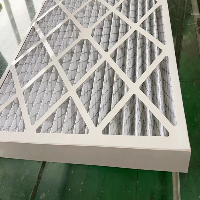 MERV 8 ความจุมาตรฐานจีบเตากรอง Pre HVAC กรองอากาศ