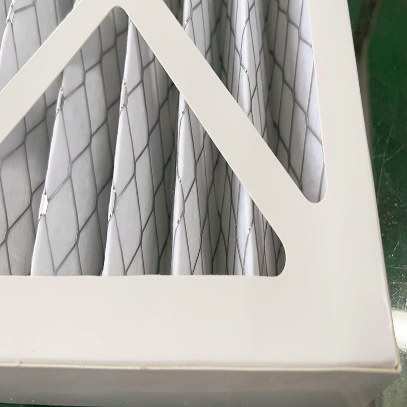 MERV 8 ความจุมาตรฐานจีบเตากรอง Pre HVAC กรองอากาศ