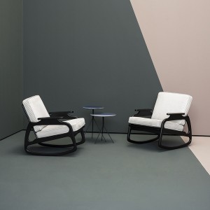 ไม้ฝรั่งเศสกรอบผ้าโซฟาโซฟาเดี่ยวเก้าอี้ที่ทันสมัยเลานจ์เน้นเก้าอี้สำหรับห้องนั่งเล่นเฟอร์นิเจอร์