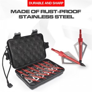 ELONGARROW 15B005 100 เม็ด Broadhead ลูกศรการล่าสัตว์เคล็ดลับสกรูลูกศร Broadheads