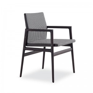 Nordic Black Leg Solid Chair เก้าอี้อาหารห้องรับประทานอาหารเก้าอี้รับประทานอาหารที่ทันสมัยพร้อมแขน