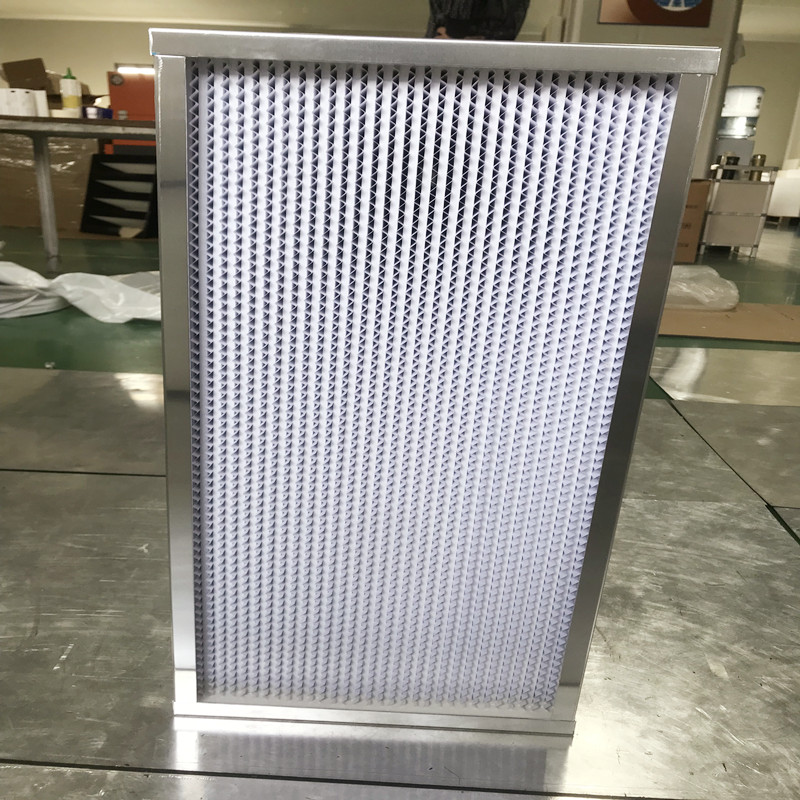 ราคาขายส่งทนต่ออุณหภูมิสูง HEPA HVAC กรองอากาศ H13
