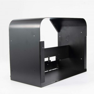กรอบกล่องโลหะสีดำ