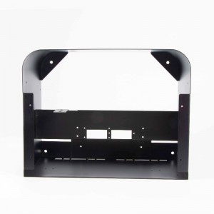 กรอบกล่องโลหะสีดำ