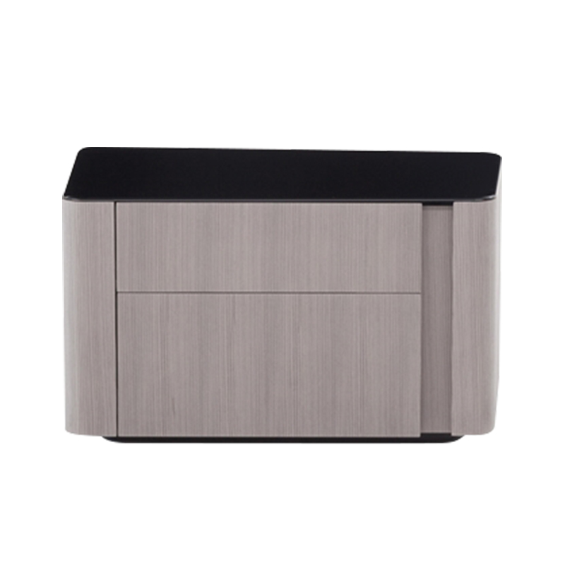 โรงแรมห้องนอนห้องนอนอิตาลีคุณภาพสูงลิ้นชัก Nightstand Velvet ทันสมัยโต๊ะข้างเตียงนอนเตียงนอน
