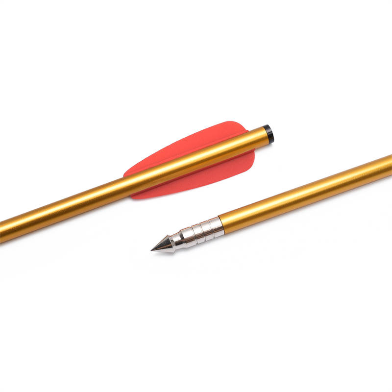 Elongarrow 160 มม. สีทองเพลาอลูมิเนียมปืนลูกศรลูกศรลูกศร