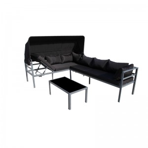 STEEL 3PCS KD SOFA SET N-014KD