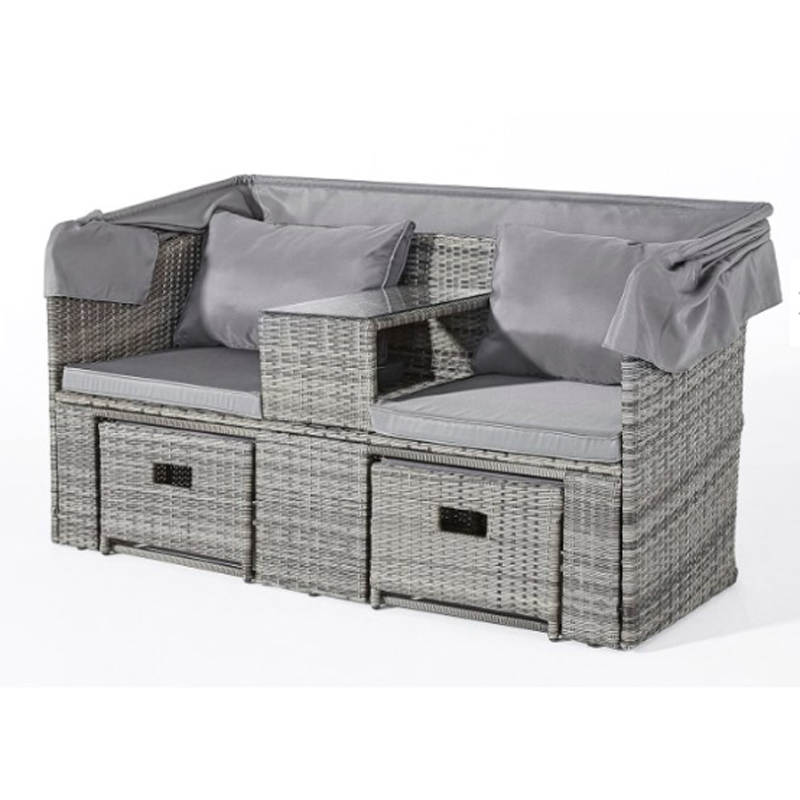 3PCS KD Sunbed Set