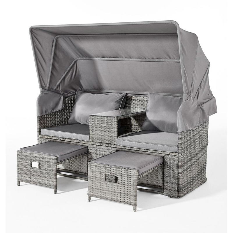 3PCS KD Sunbed Set