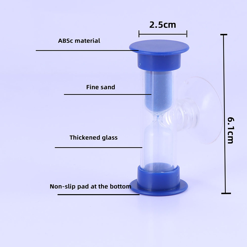 Mini Hourglass สำหรับการจับเวลาฝักบัว/teeth timer timer พร้อมถ้วยดูด