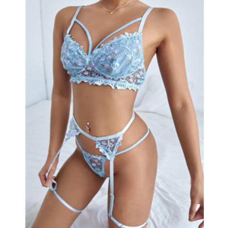 ชุดชั้นในเซ็กซี่ Garter Garter Set Sexy Belt Teddies และ Bastiers กับ G-String เซ็กซี่
