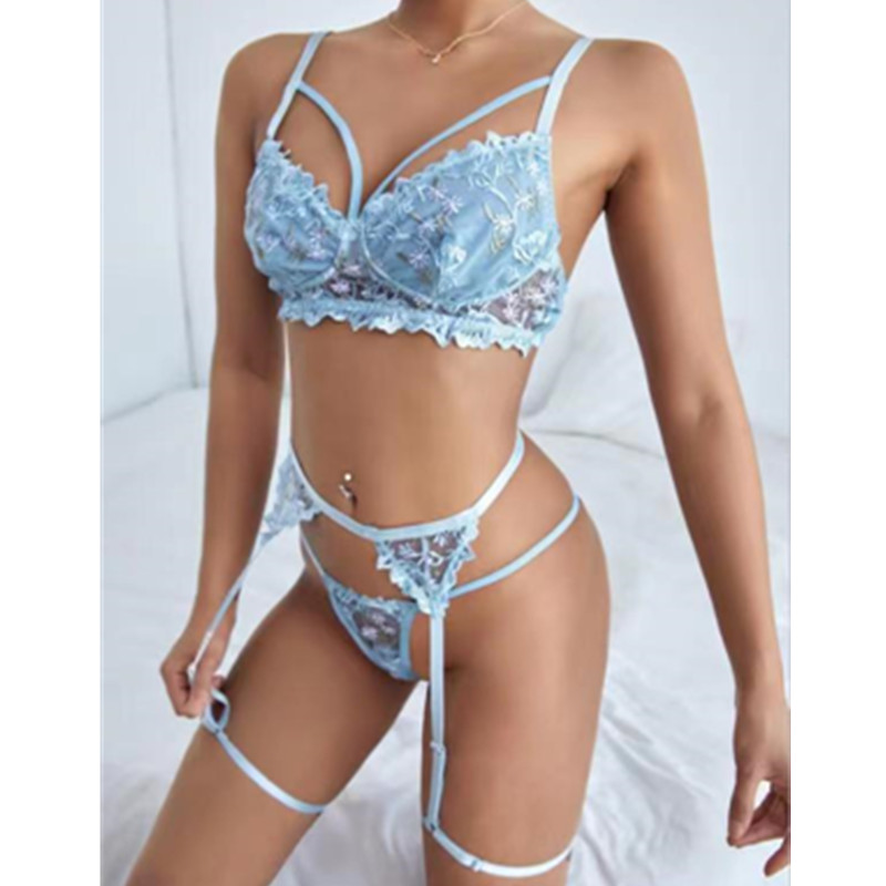 ชุดชั้นในเซ็กซี่ Garter Garter Set Sexy Belt Teddies และ Bastiers กับ G-String เซ็กซี่