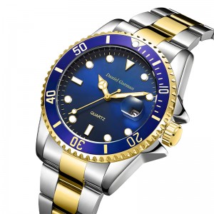 Daniel Gorman คุณภาพสูงสุดของ Men \\\\ s Sports Watch กันน้ำคลาสสิกสแตนเลสสายรัดแฟชั่นผู้ชายดูธุรกิจควอตซ์ Watchrm001