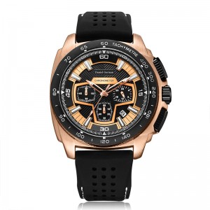Daniel Gormantop แบรนด์ Luxury Sport Watch Men นาฬิกาทหารสีน้ำเงินสายยางอัตโนมัตินาฬิกากันน้ำ RM2206