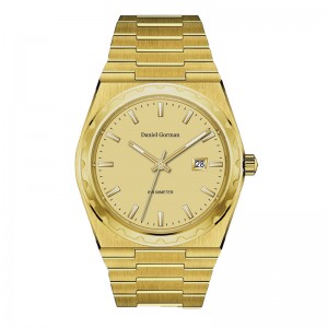 นาฬิกาข้อมือสแตนเลสสตีลมัลติฟังก์ชั่นควอตซ์นาฬิกา DG9001