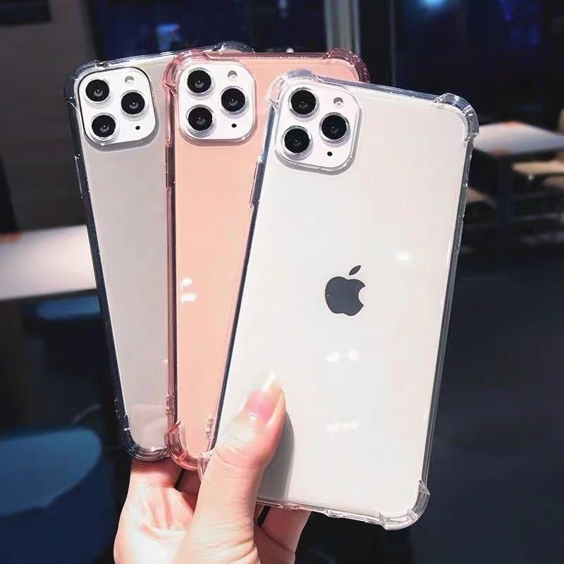 เหมาะสำหรับ Apple 13promax โทรศัพท์เคสโปร่งใสแบบรวมทุกอย่างรวมกัน