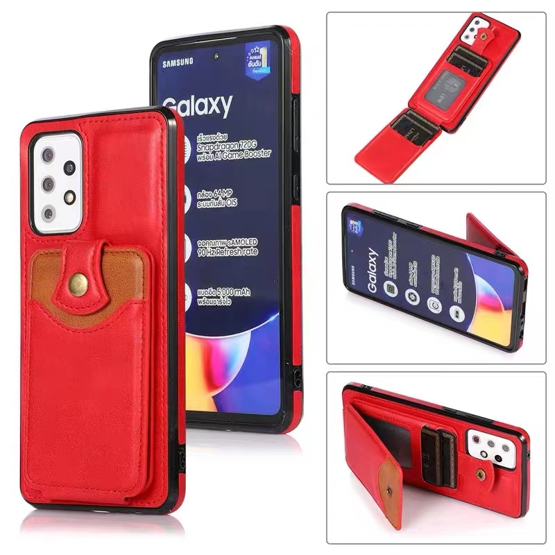 เหมาะสำหรับ Samsung A52 โทรศัพท์เคสเคสการ์ดแพ็คเคสแบบพกพาสามารถใส่การ์ดหลายใบที่รวมกันทุกอย่างรวมกัน