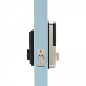 3002 สมาร์ทล็อคสำหรับประตูหน้าพร้อมปุ่มกดหน้าจอสัมผัสและลายนิ้วมือล็อคประตูอัจฉริยะอิเล็กทรอนิกส์ Deadbolt