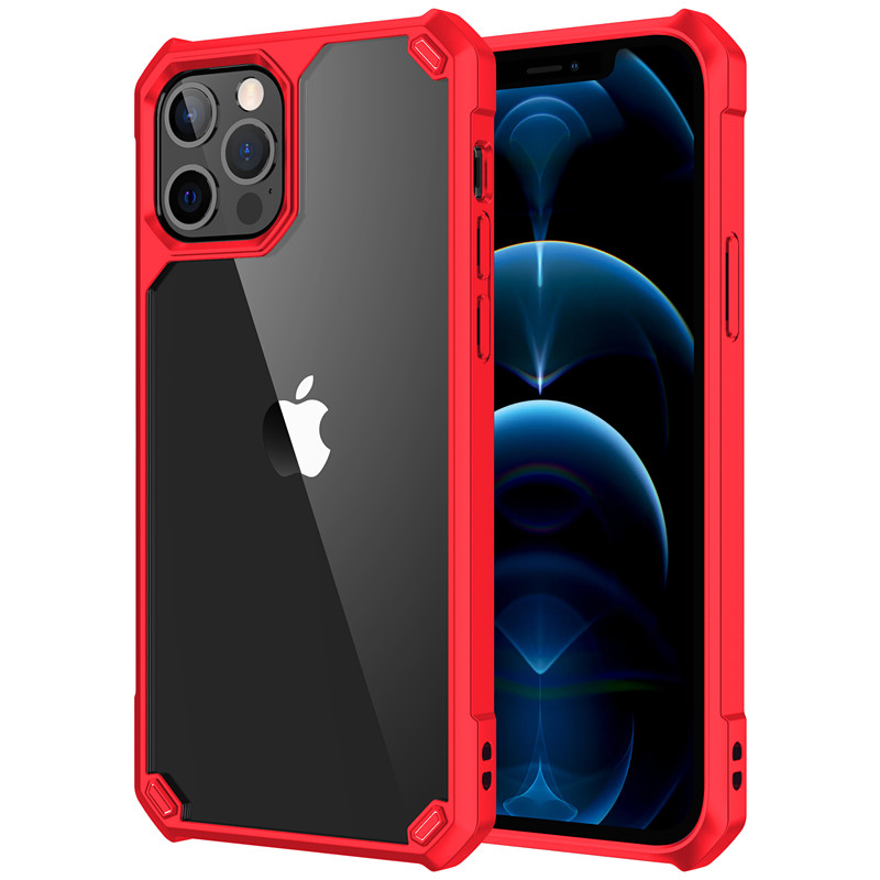 เหมาะสำหรับเคส iPhone 12PRO กรณีป้องกันทหารหนักเคสที่เป็นของแข็งกันกระแทก
